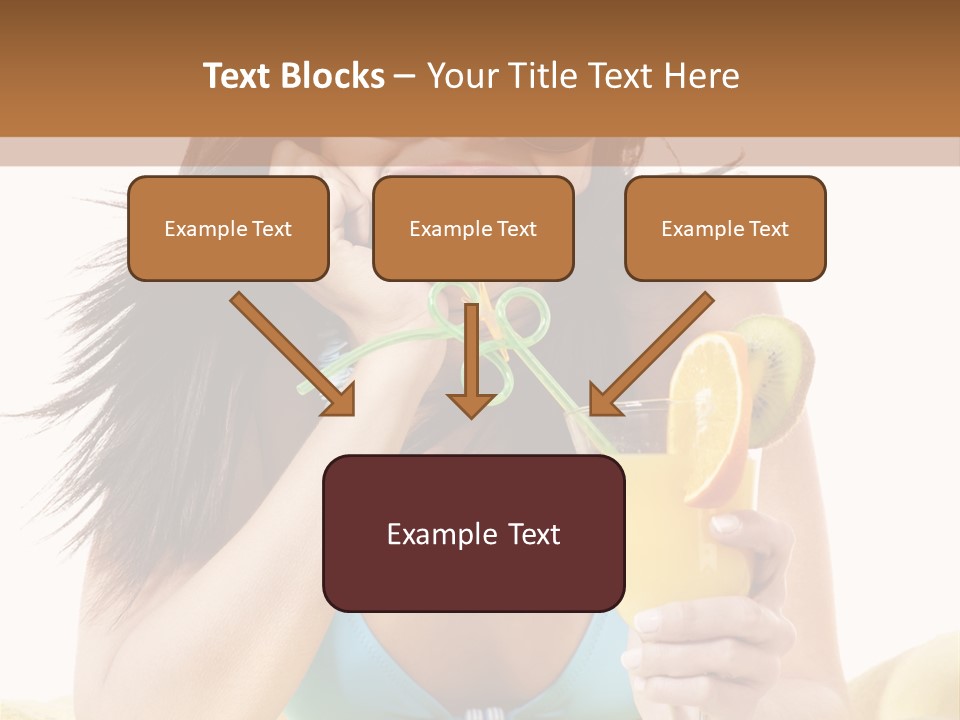 Active Travel Beach Chair PowerPoint Template
