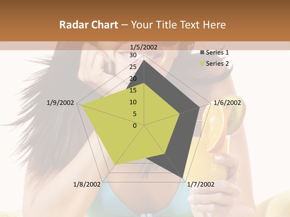 Active Travel Beach Chair PowerPoint Template