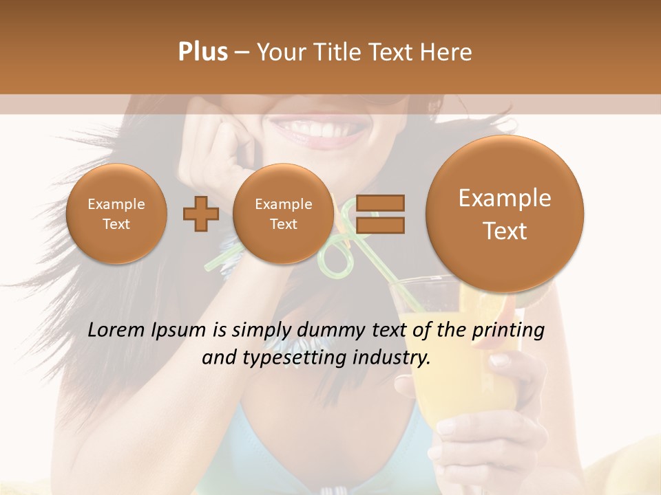 Active Travel Beach Chair PowerPoint Template