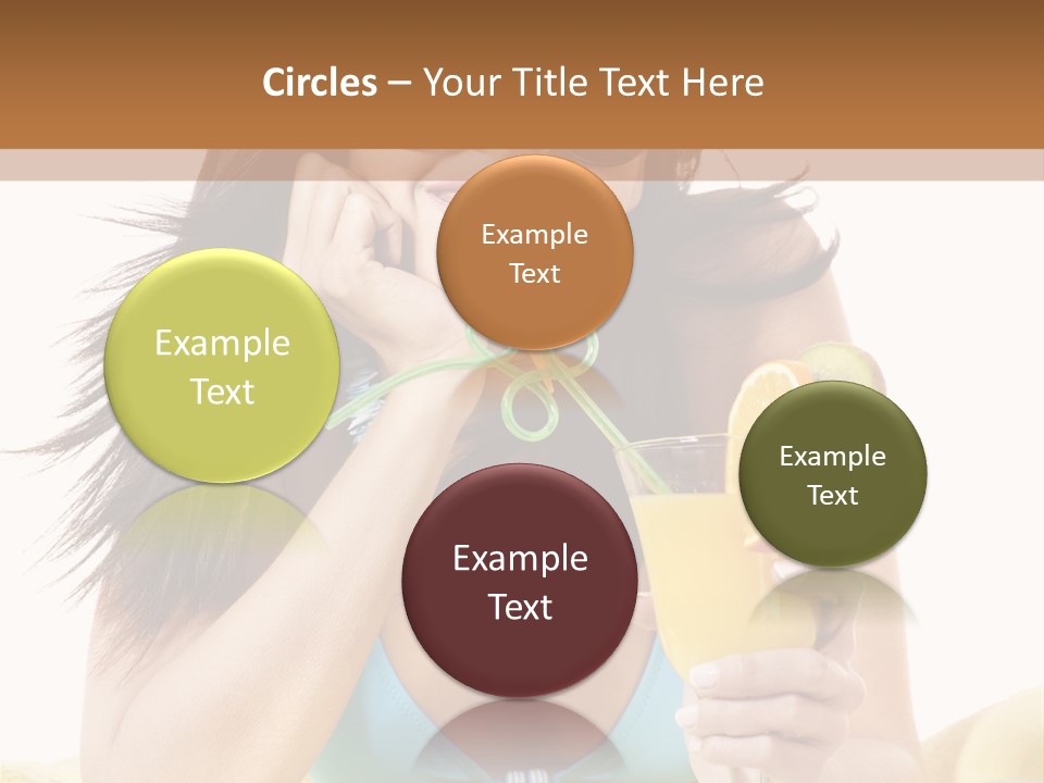 Active Travel Beach Chair PowerPoint Template