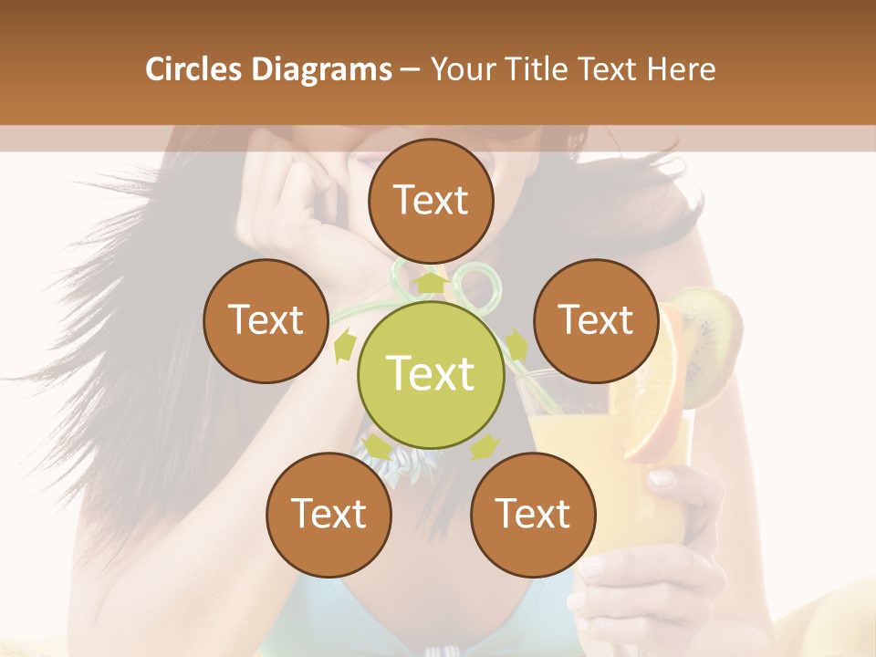 Active Travel Beach Chair PowerPoint Template