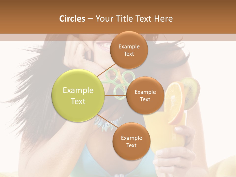 Active Travel Beach Chair PowerPoint Template