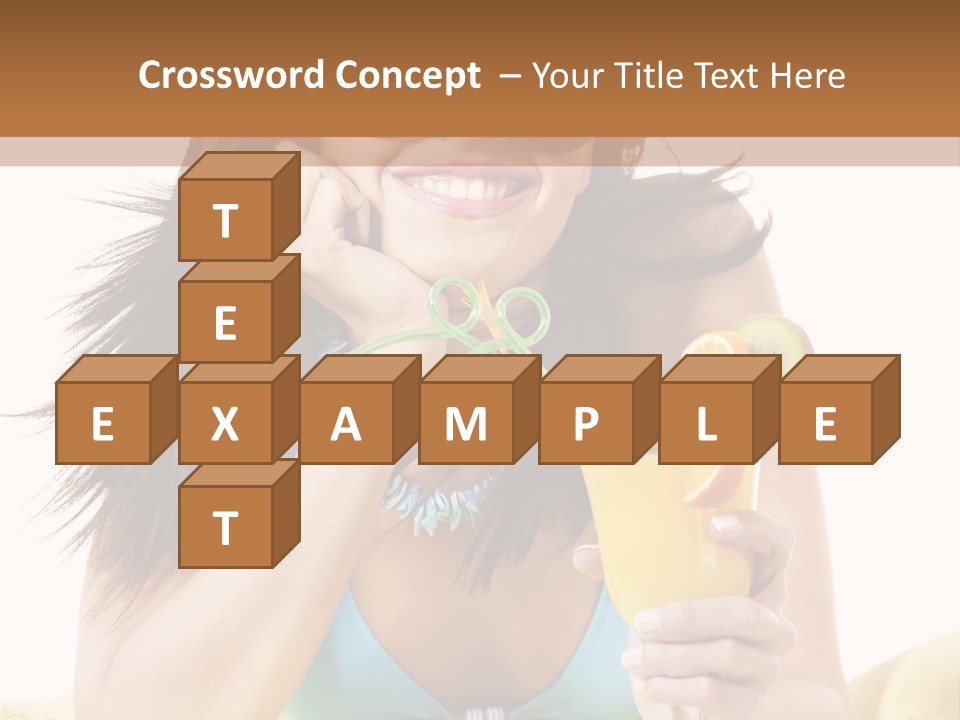 Active Travel Beach Chair PowerPoint Template