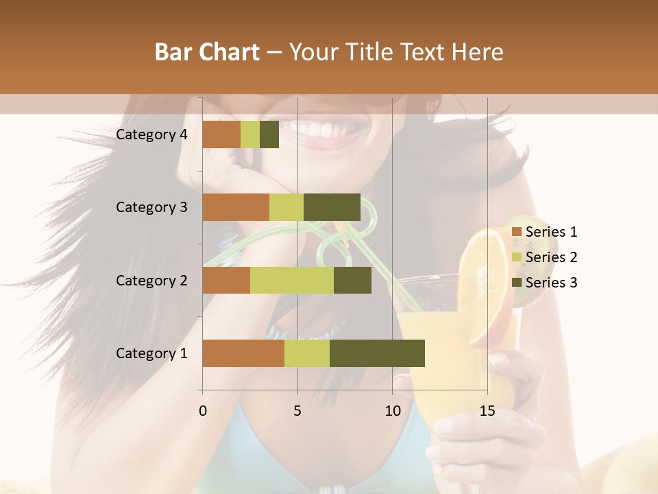 Active Travel Beach Chair PowerPoint Template