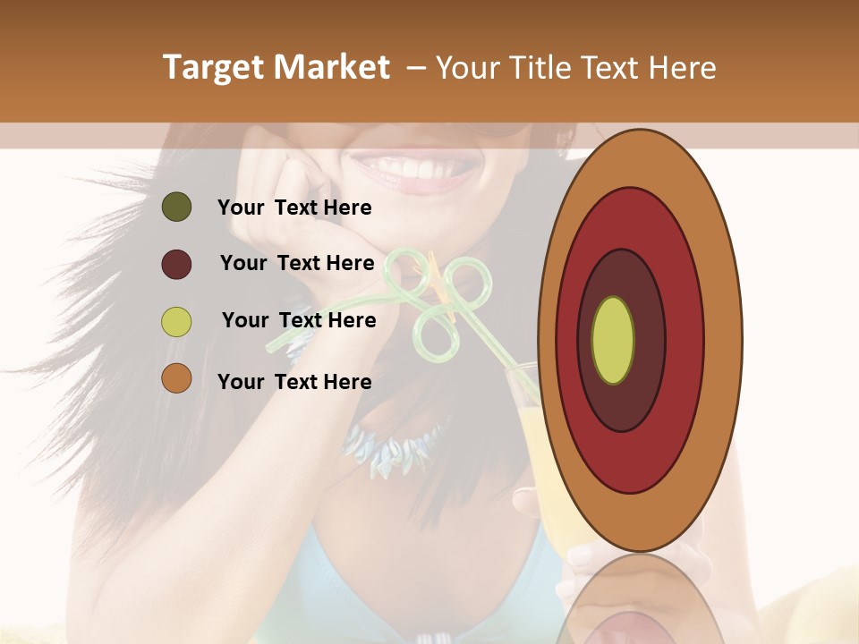 Active Travel Beach Chair PowerPoint Template