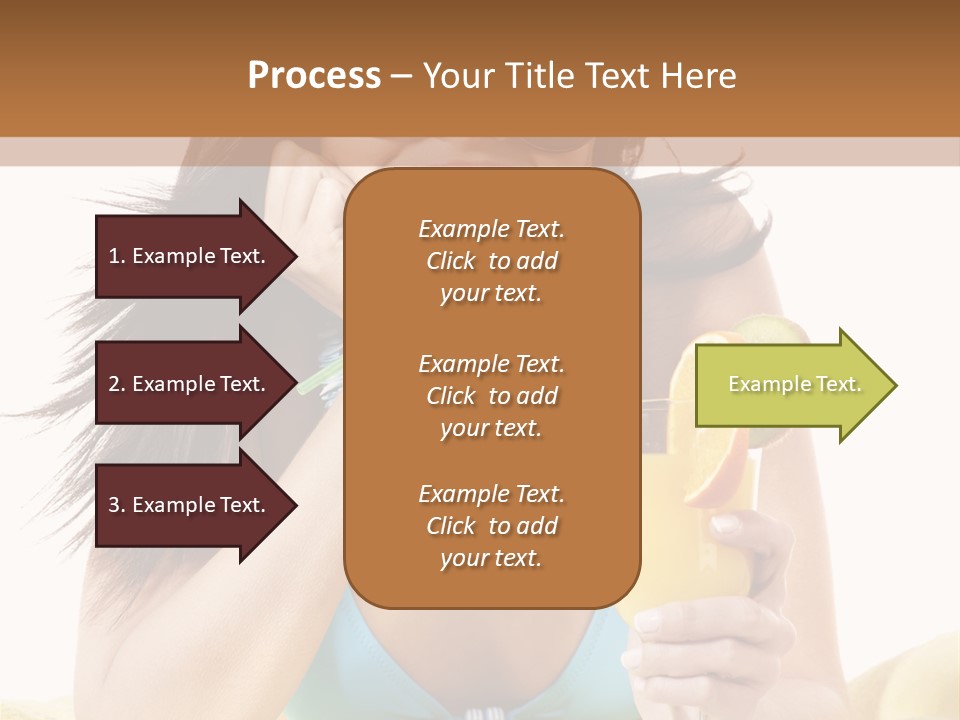 Active Travel Beach Chair PowerPoint Template