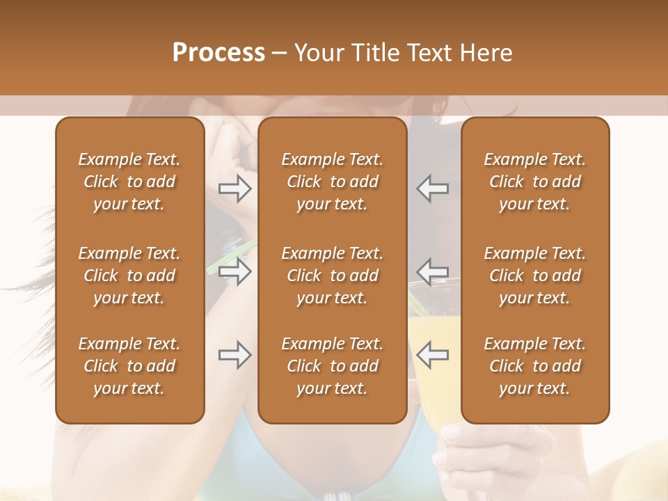 Active Travel Beach Chair PowerPoint Template