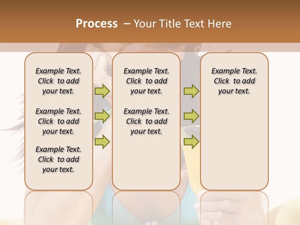 Active Travel Beach Chair PowerPoint Template