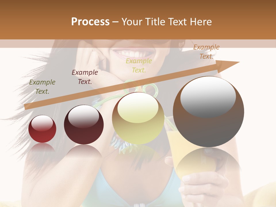 Active Travel Beach Chair PowerPoint Template