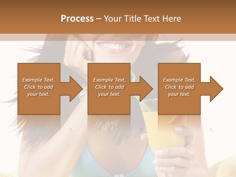 Active Travel Beach Chair PowerPoint Template