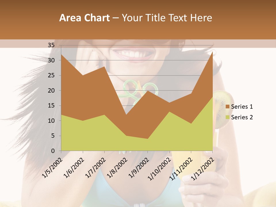 Active Travel Beach Chair PowerPoint Template