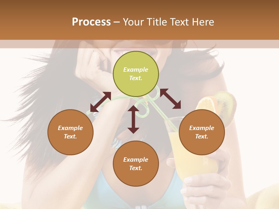 Active Travel Beach Chair PowerPoint Template