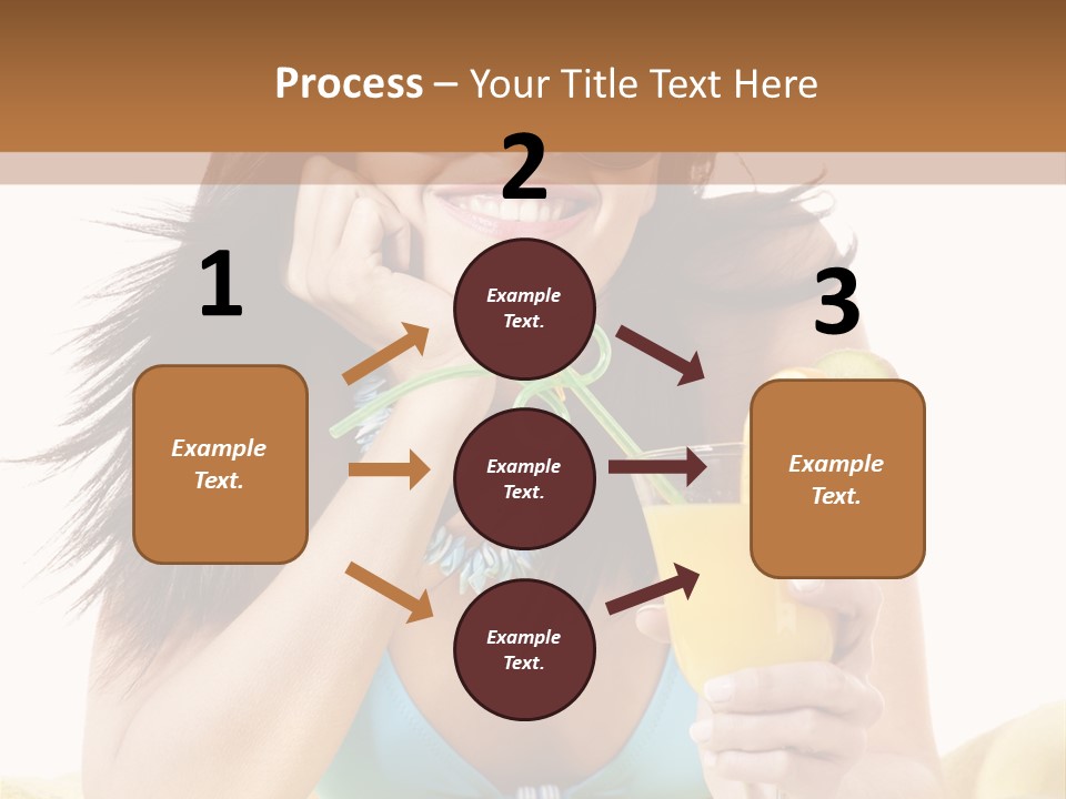 Active Travel Beach Chair PowerPoint Template