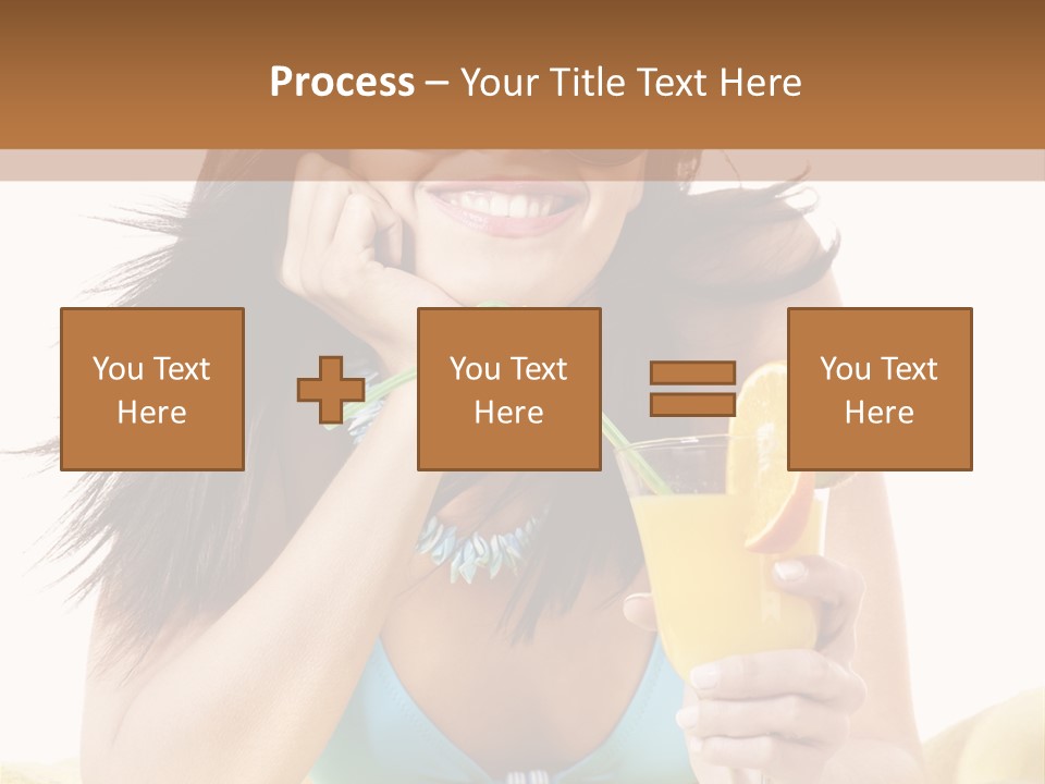 Active Travel Beach Chair PowerPoint Template