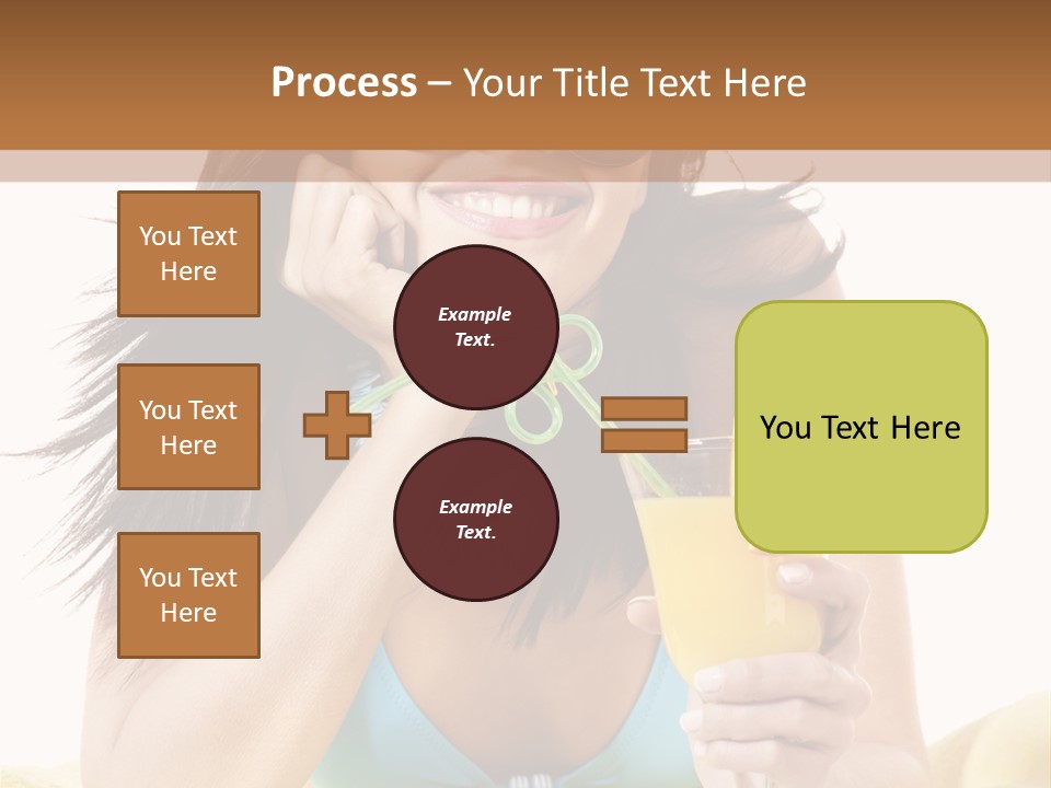 Active Travel Beach Chair PowerPoint Template