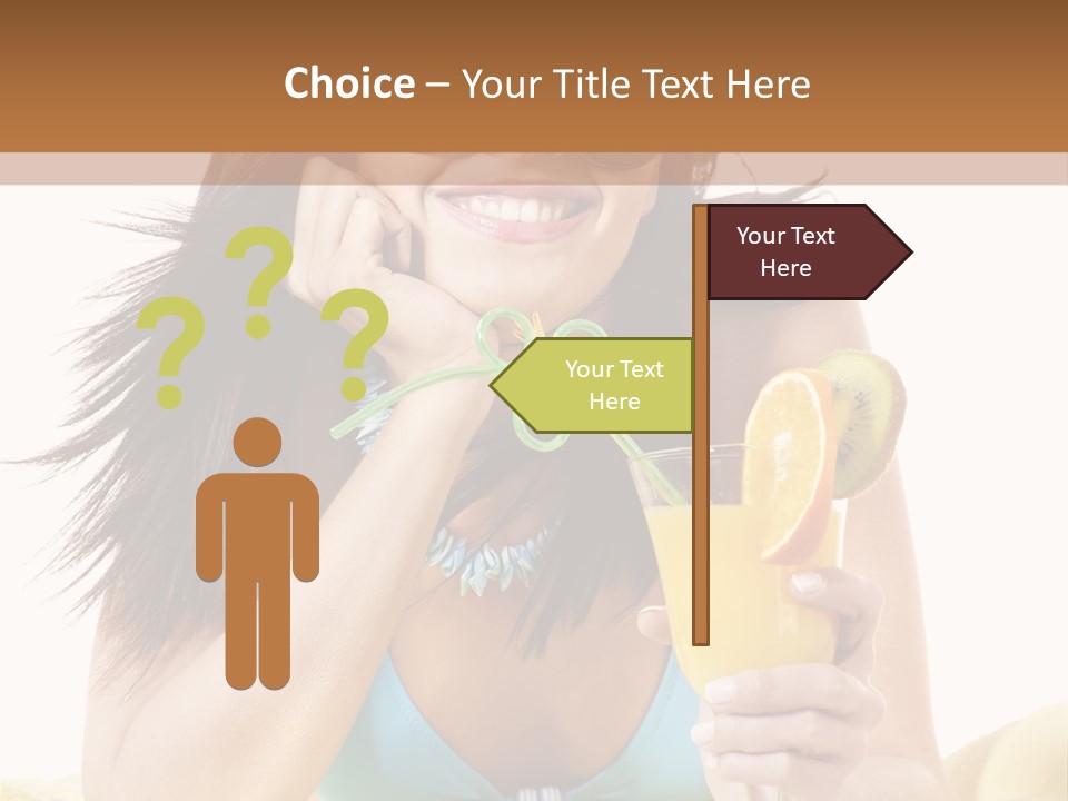 Active Travel Beach Chair PowerPoint Template