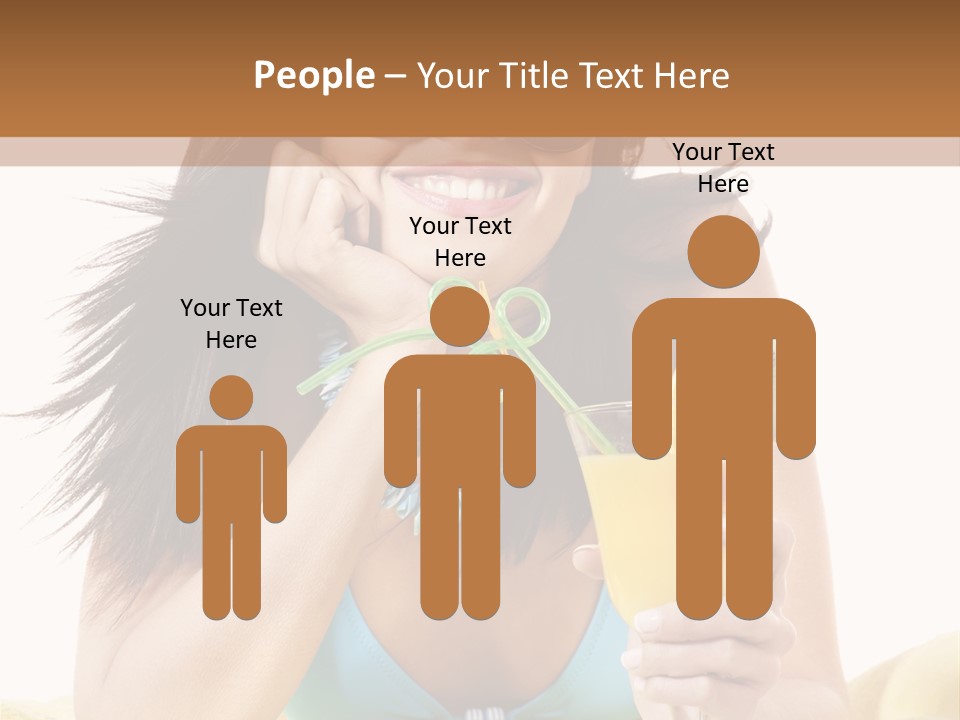 Active Travel Beach Chair PowerPoint Template