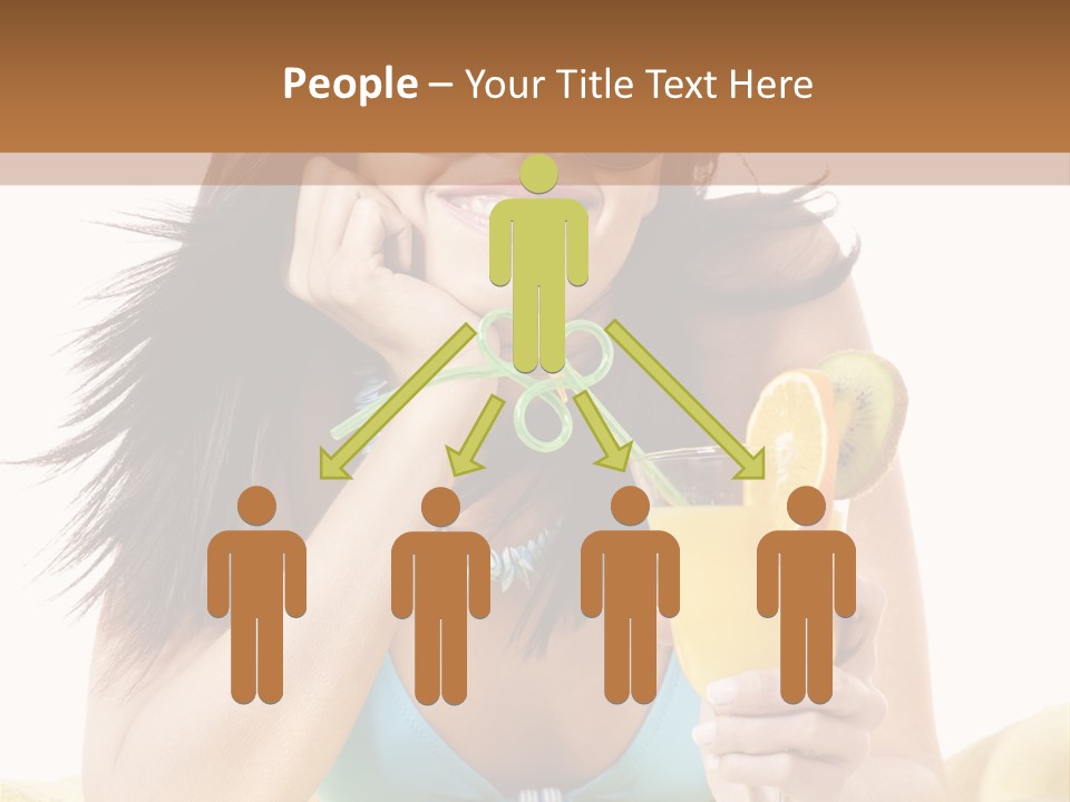 Active Travel Beach Chair PowerPoint Template