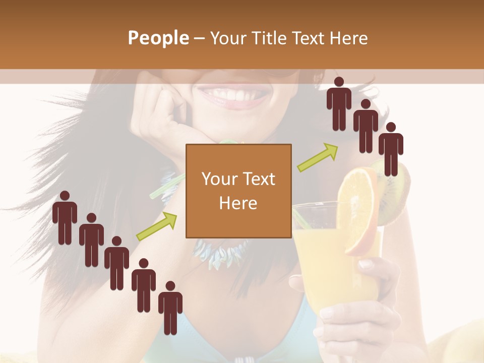 Active Travel Beach Chair PowerPoint Template