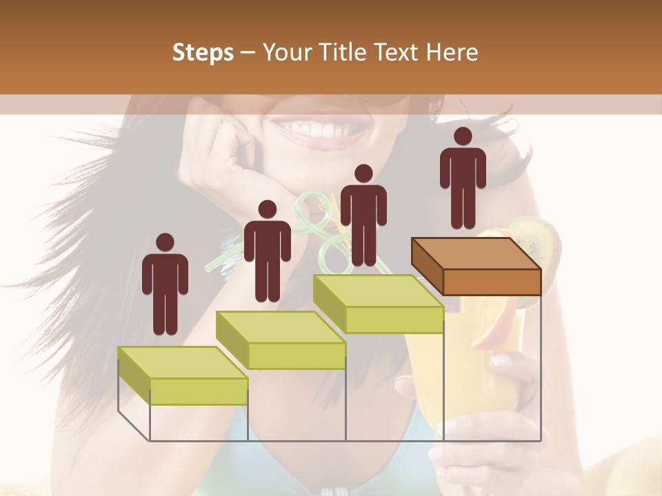 Active Travel Beach Chair PowerPoint Template