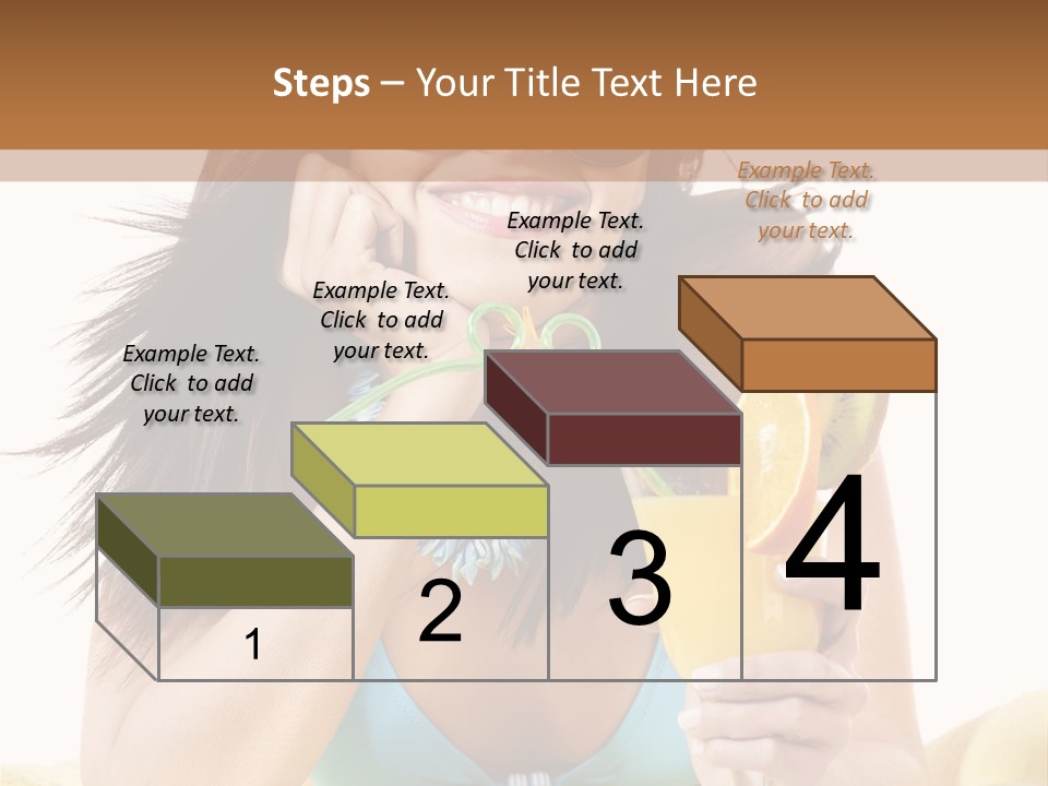 Active Travel Beach Chair PowerPoint Template