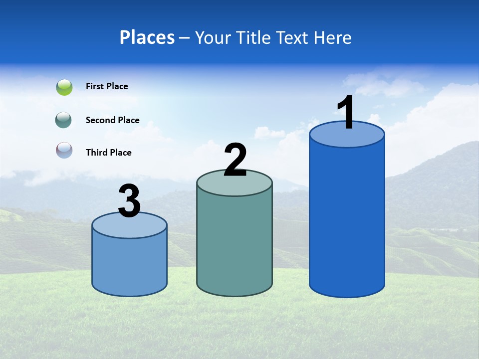 Season Sunlight Horizon PowerPoint Template