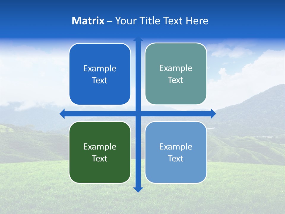 Season Sunlight Horizon PowerPoint Template