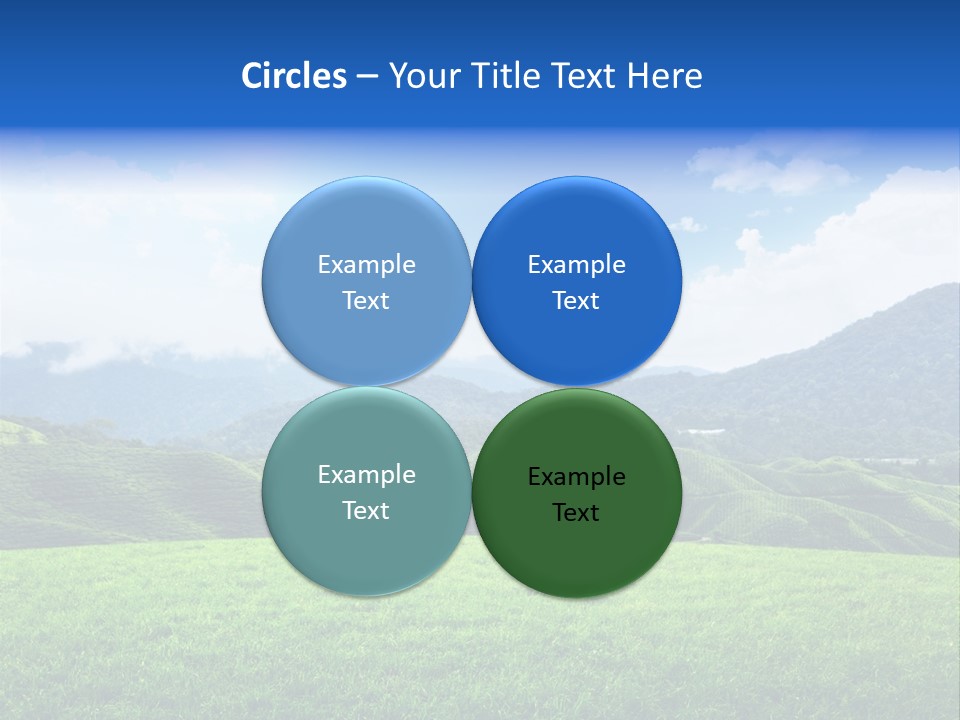 Season Sunlight Horizon PowerPoint Template