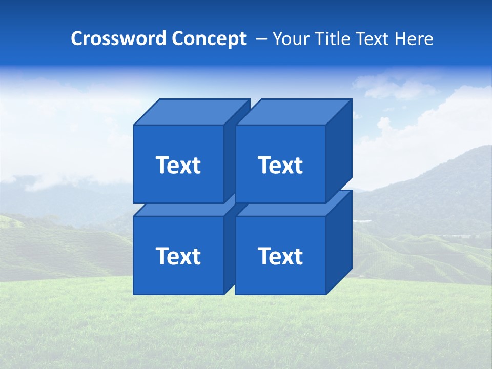 Season Sunlight Horizon PowerPoint Template