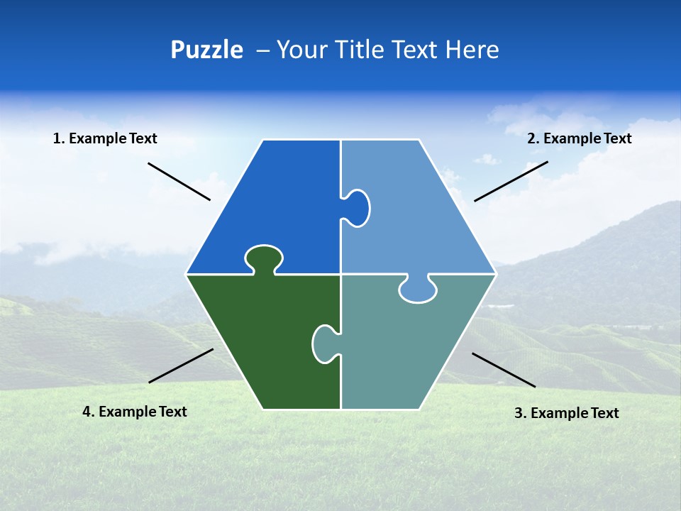 Season Sunlight Horizon PowerPoint Template