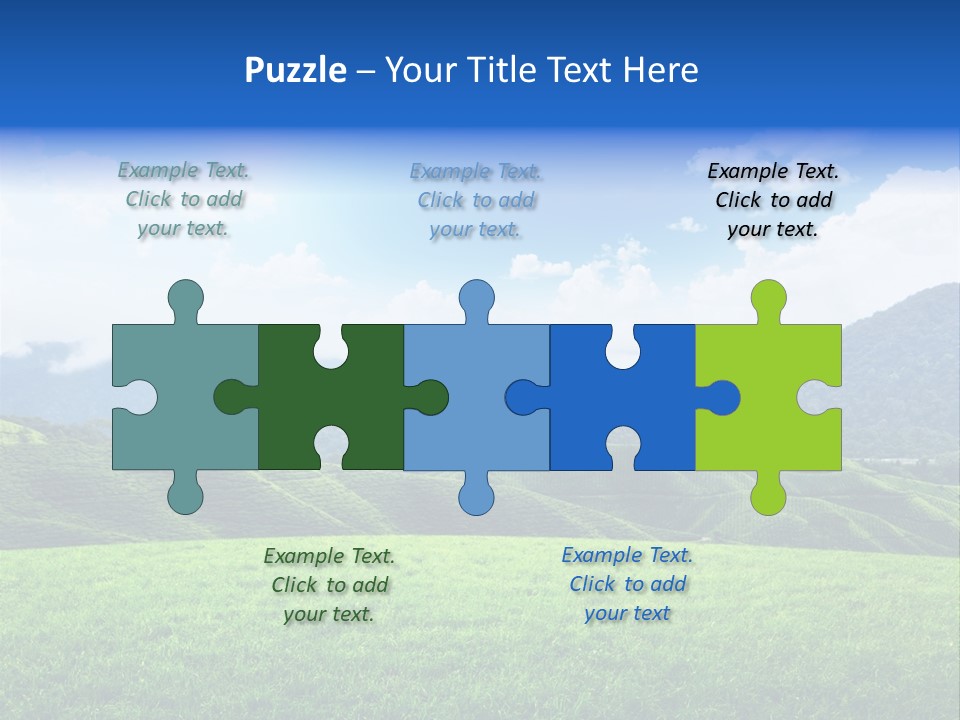 Season Sunlight Horizon PowerPoint Template