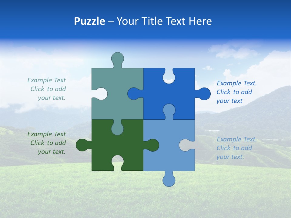 Season Sunlight Horizon PowerPoint Template