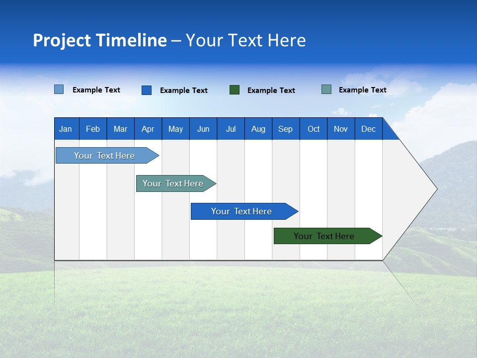 Season Sunlight Horizon PowerPoint Template