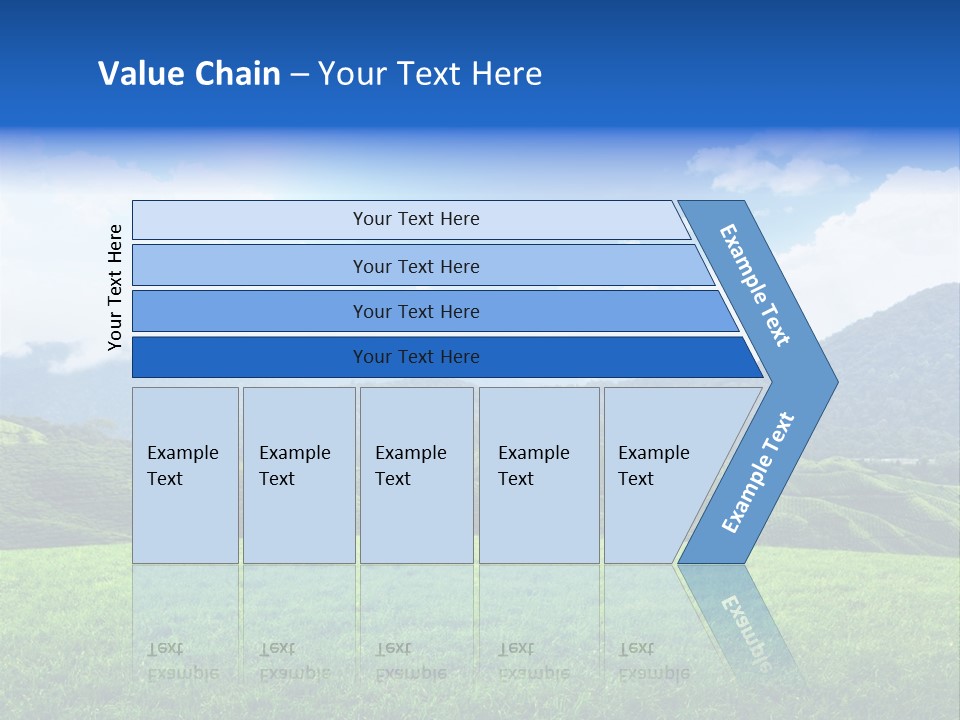 Season Sunlight Horizon PowerPoint Template
