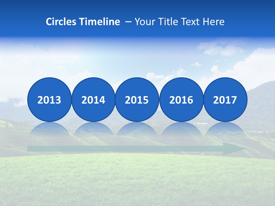 Season Sunlight Horizon PowerPoint Template