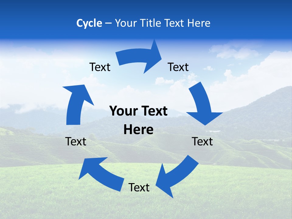Season Sunlight Horizon PowerPoint Template