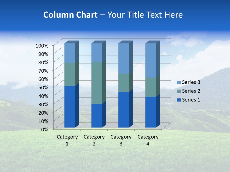 Season Sunlight Horizon PowerPoint Template