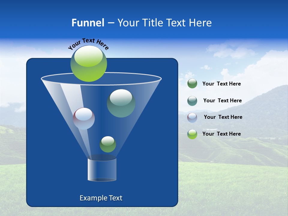 Season Sunlight Horizon PowerPoint Template