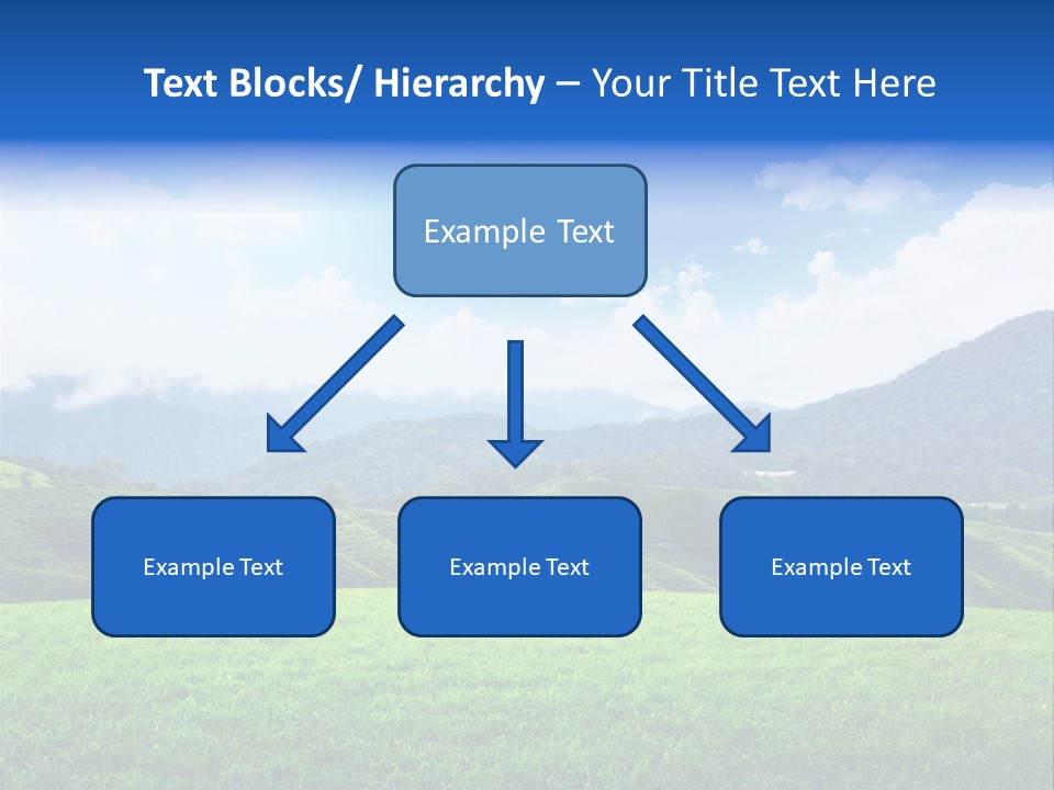 Season Sunlight Horizon PowerPoint Template