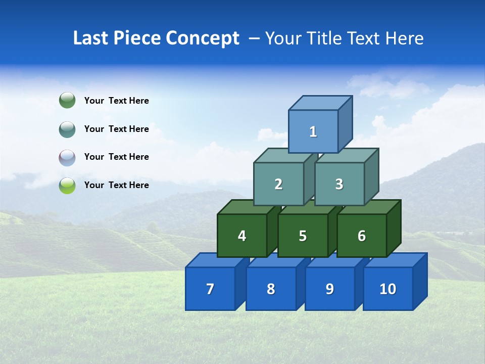 Season Sunlight Horizon PowerPoint Template