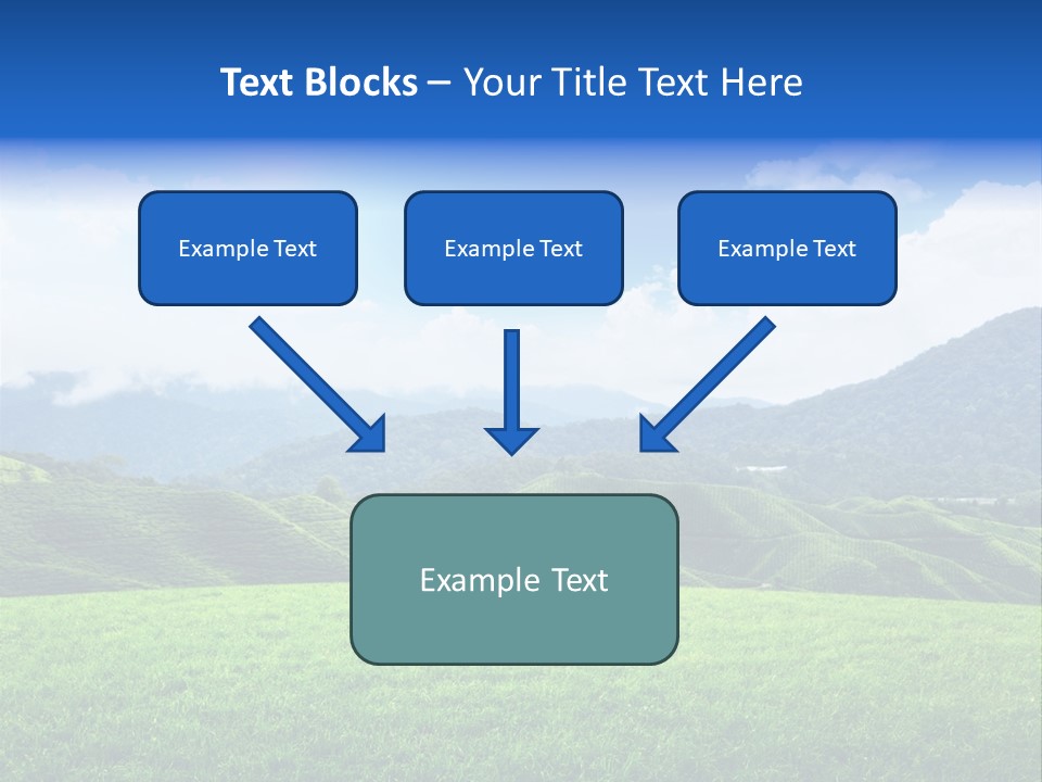 Season Sunlight Horizon PowerPoint Template