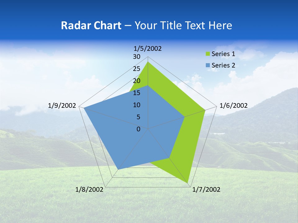 Season Sunlight Horizon PowerPoint Template