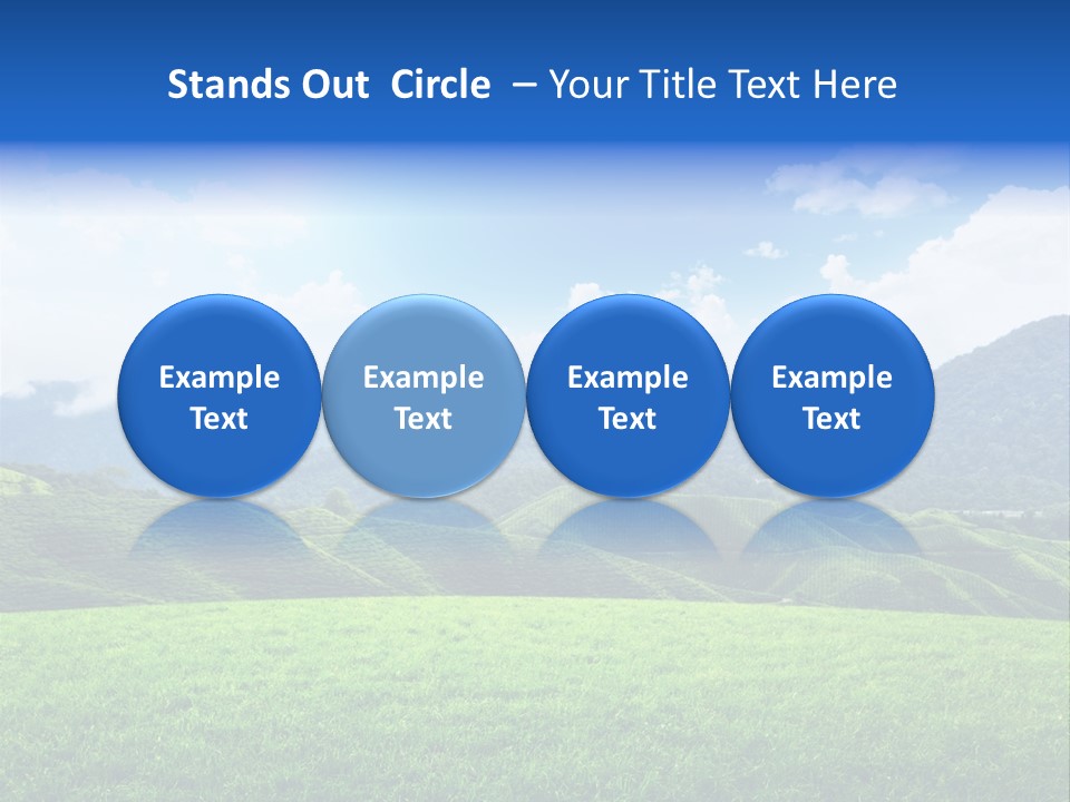 Season Sunlight Horizon PowerPoint Template
