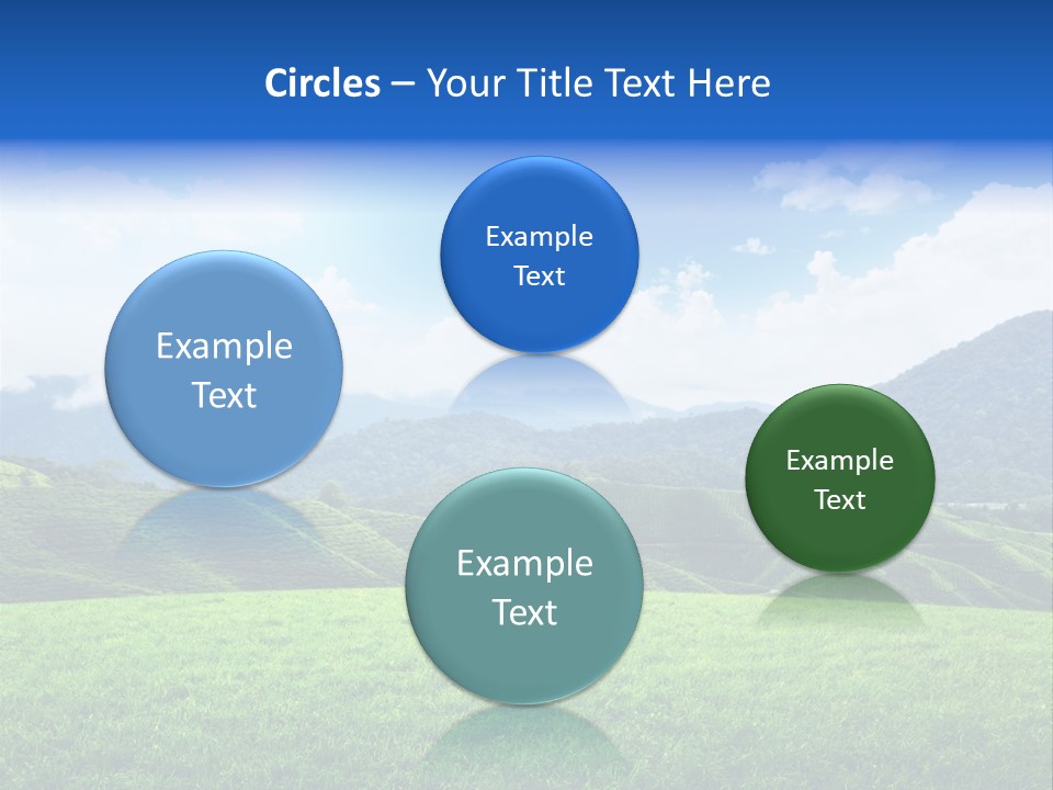 Season Sunlight Horizon PowerPoint Template