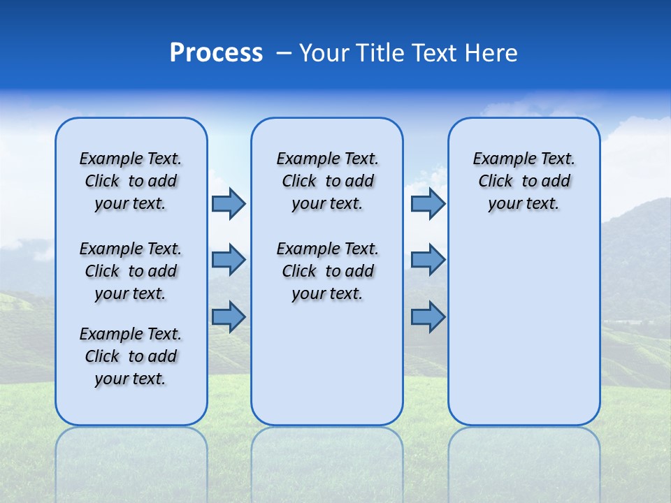 Season Sunlight Horizon PowerPoint Template