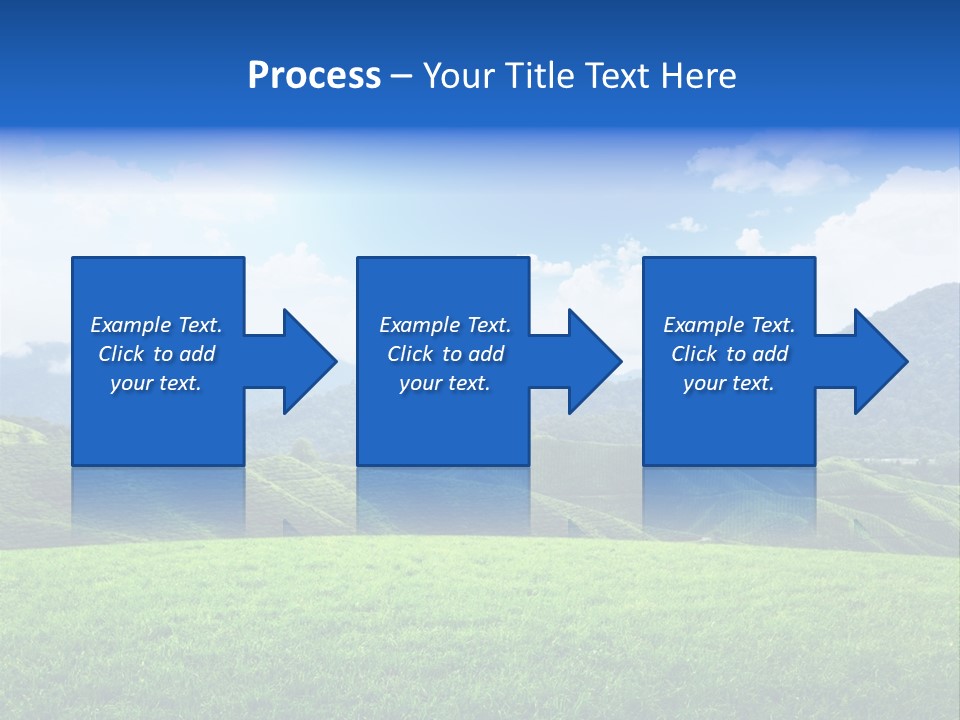Season Sunlight Horizon PowerPoint Template