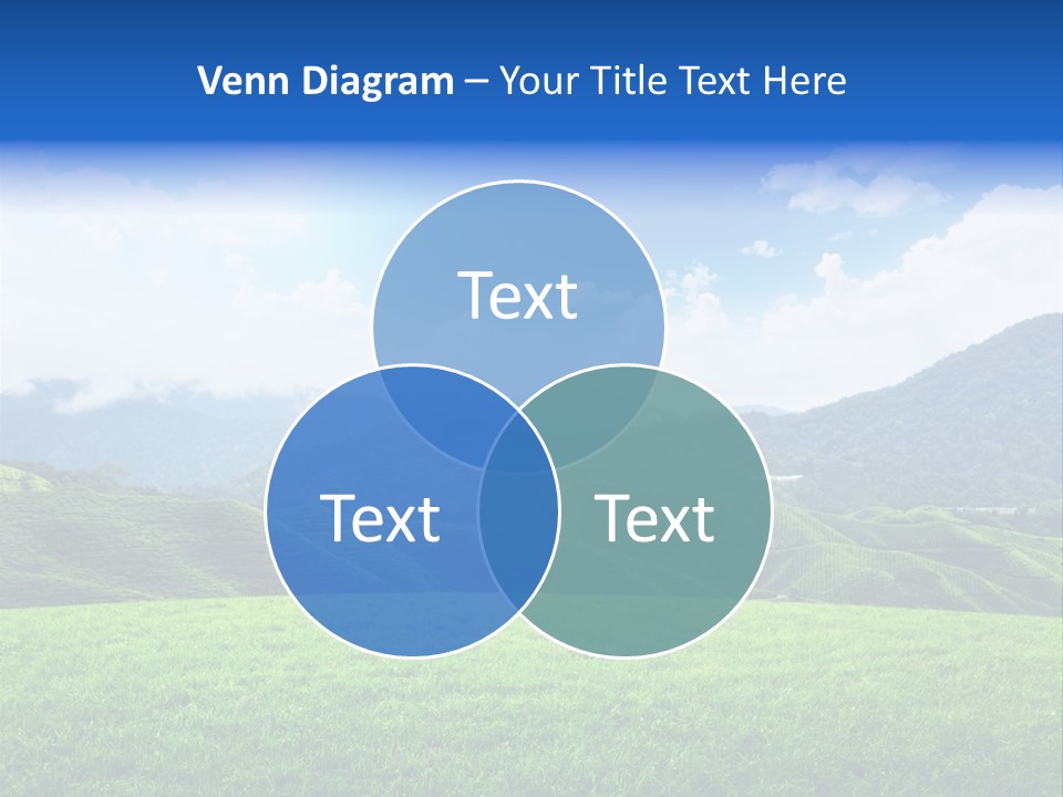 Season Sunlight Horizon PowerPoint Template