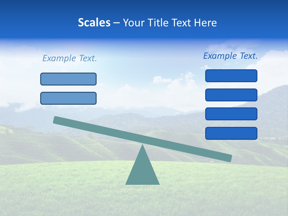 Season Sunlight Horizon PowerPoint Template