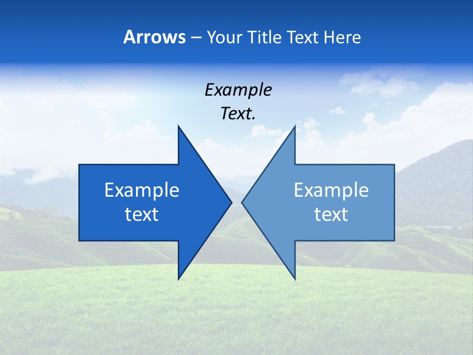 Season Sunlight Horizon PowerPoint Template