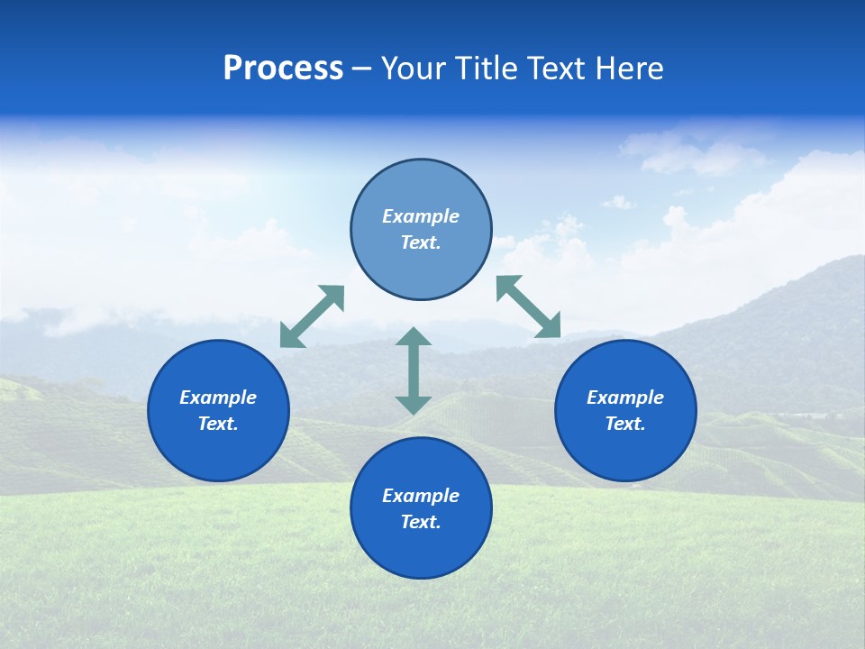Season Sunlight Horizon PowerPoint Template